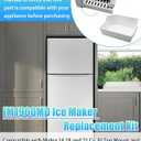 IM1900MD Ice Maker Replacement Kit Fits for Midea Top Mount, Bottom Mount and 18 Cu.ft French Door Refrigerators,with ice Storage Box