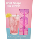 Ice Cube Straw Mold, Pack of 3