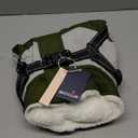 IECOii Dog Coat with Harness Built in - Green, Large - Waterproof Winter Coat, Fleece Lined Snow Jacket for Dogs