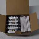 BESTTEN 15 Amp Decorator Receptacle Outlet, Standard Electrical Wall Outlet for Residential and Commerical Use, 15A/125V/1875W, Decor Wall Plate Included, UL Listed, 10 Pack, White