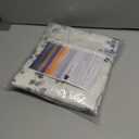 BGment Linen Curtains for Bedroom 63 Inch Length 2 Panels Set Floral Leaf Patterns, Light Filtering Window Privacy Curtains for Living Room Boho Farmhouse Vintage, Each 52 Inch Wide, Navy