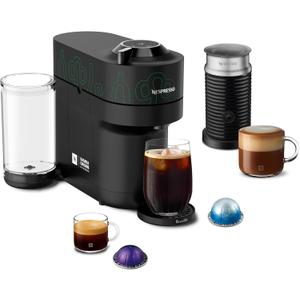 Nespresso Vertuo Pop+ Coffee and Espresso Maker by Breville, Samra Origins by The Weeknd Vertuo Metad Green Machine and Nespresso Aeroccino3 milk frother
