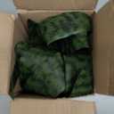 Artificial Snake Plant 22.5" Faux Agave Fake Sansevieria Artificial Potted Plants for Indoor and Outdoor Home Office Dcor (White Pot)