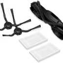 Tapo Brush & Filter Replacement  Includes Easy to Replace 1x Main Brush, 2x Side Brushes, and 2x Washable HEPA Filters, Compatible with RV30 Max Plus, RV30 Max, RV20 Max Plus, & RV20 Max Plus