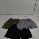 Neer 3 Pack Women's Plus Size Sweat Shorts, Drawstring Lounge Shorts Casual Summer Lightweight Soft Shorts with Pockets M