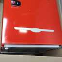 Frigidaire EFR176-RED 1.6 cu. ft. Retro Bar Fridge with Side Bottle Opener, Red 