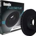 Bendix Fleet Metlok SDR6393 Front Brake Rotor for Ford Edge 2020-2015, Police Responder Hybrid 2020-2019, SSV Plug-In Hybrid 2020-2019