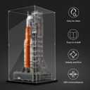 Display Case for Lego 10341 NASA Artemis Space Launch System, 13.77x12.99x29.52inches (35x33x75cm), Protect Your Collectibles from Dust with a Clear Showcase