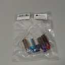 Fampery 5 PCS Mini Spice Containers with Spoon – LeakProof & Portable Travel Spice Dispenser Set for On the Go, Camping, Kitchen & Outdoor – Small Spice Storage Bottles with 2 Cleaning Brushes