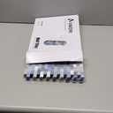 VAOVI Kitchen Tiles Backsplash Peel and Stick Metal Sticky Brick Mosaic Wall Stickers Bathroom Waterproof (10Tiles,Blue) (10sheets/pack)