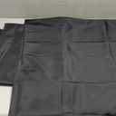 sancua 2 Pack Round Tablecloth 60 Inch Black, Stain and Wrinkle Resistant Table Cloth - Washable Polyester Table Cover for Dining Tables, Buffet Parties and Camping