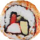 Sushi Pillow Cute Plush Throw Pillow Large Japanese Salmon Rice Sushi Roll Cushion Pillow for Bed Home Sofa