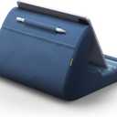 Lamicall Tablet Stand, Pillow Holder for Bed - Soft Pad Lap Mount With Stylus Mount & Pocket for iPad Pro 12.9, Air, Mini, Kindle, Galaxy Tab and 4-13" Tablets, Royal Blue