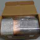 LNYZQUS 10oz Mini Cake Tins With Lids 40 Pack, Aluminum Foil Small Baking Pans Disposable Large Brownie Baking Cups,4x4 Small Bread Muffin Containers Holders For Party-Champagne