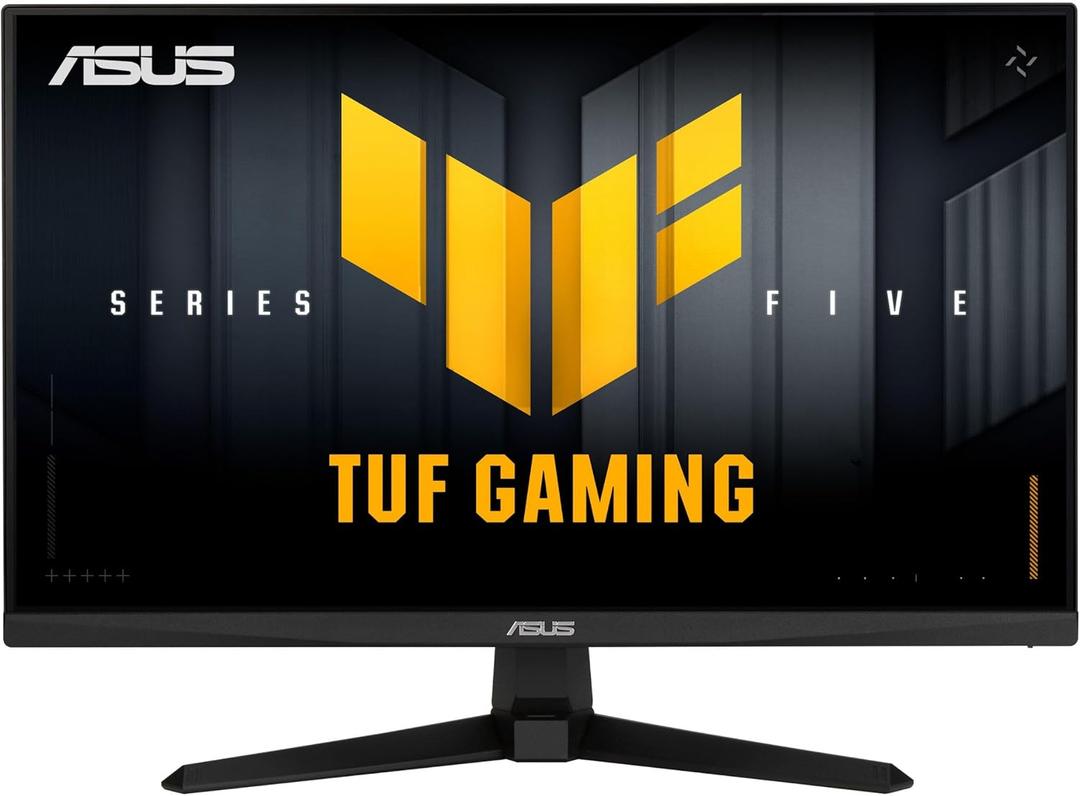 ASUS TUF Gaming Series 5 24 1080P Gaming Monitor (VG249QM5A) - Full HD, Fast-IPS, 240Hz, 0.3ms, G-SYNC Compatible, FreeSync Premium, Extreme Low Motion Blur Sync, 99% sRGB, Gaming AI