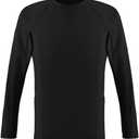 JUMPCCOKO Boys Swim Shirt Rash Guard for Boys UPF 50+ Long Sleeve Girls Kids UV Sun Protection Athletic Fishing Shirt Black, 120, M