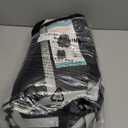 Orzbow Padded Car Seat Travel Bag Backpack for Airplane, Gate Check Carseat Travel Bag with Shoulder & Waist Strap, Foldable & Waterproof, with Luggage Tag, Fits Most Infant Car Seats & Carriers,Black