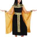 Morph Queen Cleopatra Costume Kids Egyptian Costume Girls Egyptian Princess Cleopatra Dress Halloween Costumes for Girls (Small)