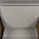 SNSLXH 5 Pack Stackable Closet Storage Basket, Multifunctional & Foldable Closet Organizer for Bathroom Kitchen Laundry Room Wardrobe Storage, Space-Saving Clothes Storage Drawer Organizer, White