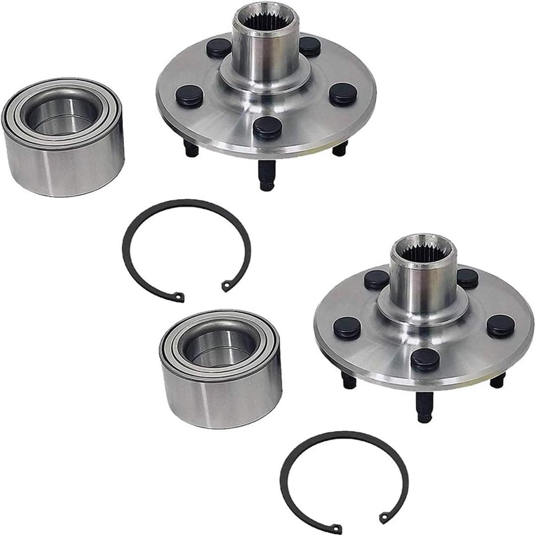 Autoround 521000 Rear Wheel Bearing and Hub Assembly Fit for Ford Explorer & Mercury Mountaineer 2002-2010, Ford Explorer Sport Trac 2007-2010, Lincoln Aviator 2003-2005, 5-Lug Pair