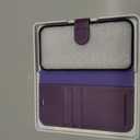 OCASE Compatible with iPhone 13 Wallet Case, PU Leather Flip Folio Case with Card Holders RFID Blocking Kickstand [Shockproof TPU Inner Shell] Phone Cover 6.1 Inch 2021 (Litchi Purple)