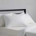 Amazon Basics Lightweight Super Soft Easy Care Microfiber Pillowcases, Standard size, 30" L x 20" W, Set of 2, Bright White, Pillows Not Included
