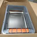 Stainless Steel Sifting Litter Box with Lid, XXL Extra Large Sifting Cat Litter Box for Pine Pellets & Big Cats,Metal Pellet Sifter Litter Pan System for Odor Control,Sifting Box Liners & Scoop (XXL:23.6''15.7''12'')