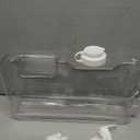 Refrigerator Water Dispenser 1.1 Gallon Bottle with Spigot - BPA Free Plastic Slim Water Jug with Spout Leak Proof | Refillable Fridge Water Container, Convenient Handles (Clear)