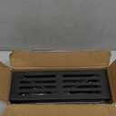 4 Pack Magnetic Spice Rack Organizer for Refrigerator and Oven, Black Fridge Organizers and Storage for Kitchen