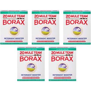 20 Mule Team Borax Natural Laundry Booster, 65 oz (Pack of 5)