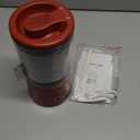 Electric Citrus Juicer Rechargeable - Electric Juicer Machines with USB and Cleaning Brush Portable Compact Juicer for Orange, Lemon, Limes (Red)