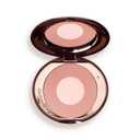 Charlotte Tilbury Cheek to Chic Powder Blush - Two-Tone Cheek Makeup with a Radiant, Luminous Finish - Buildable Color that Smooths, Buffs & Blends for a Light Reflecting Glow (Pillow Talk - nude pink)