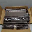 10 Tiers Tall Shoe Rack 20-25 Pairs Boots Organizer Storage Sturdy Narrow Shoe Shelf for Entryway, Closets with Hooks, Brown (10 Tier-68" High-17" Wide)