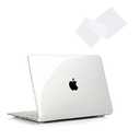 Compatible with MacBook 12 Inch A1534 - Slim Snap On Hard Shell Protective Cover and Keyboard Cover (Crystal Clear)