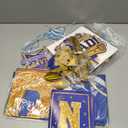 2026 Graduation Decorations - Blue Gold Congrats Grad Party Supplies include Card Box, Backdrop, Banner and Balloons for Class of 2026 Decorations Set
