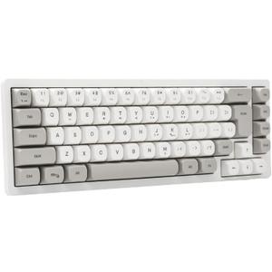 Wired RGB Gaming Membrance Keyboard. 65 Percent Mini Creamy LED Computer Keyboard .Small Ergonomic Clicky Teclado with ABS Backlit Unreplaceable Keycaps. for PC Laptop MAC Gamer. (Gray)