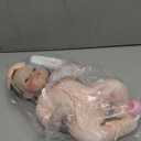 SCOM Realistic Reborn Baby Dolls - 18 Inch Lifelike Newborn Baby Dolls Adorable Girl, Real Life Baby Doll with Accessories, Soft Baby Doll Reborn Gift for 3+ Yrs Kids, Birthday Gift
