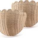 Set of 2 (16x11x6.5 In) Hanging Door Basket Organizer