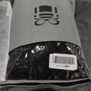 VXVGER Women Long Puffer Coat Winter Warm Hooded Jacket Long Sleeve Parka Full Length Down Coats With Zip (Medium, Black)