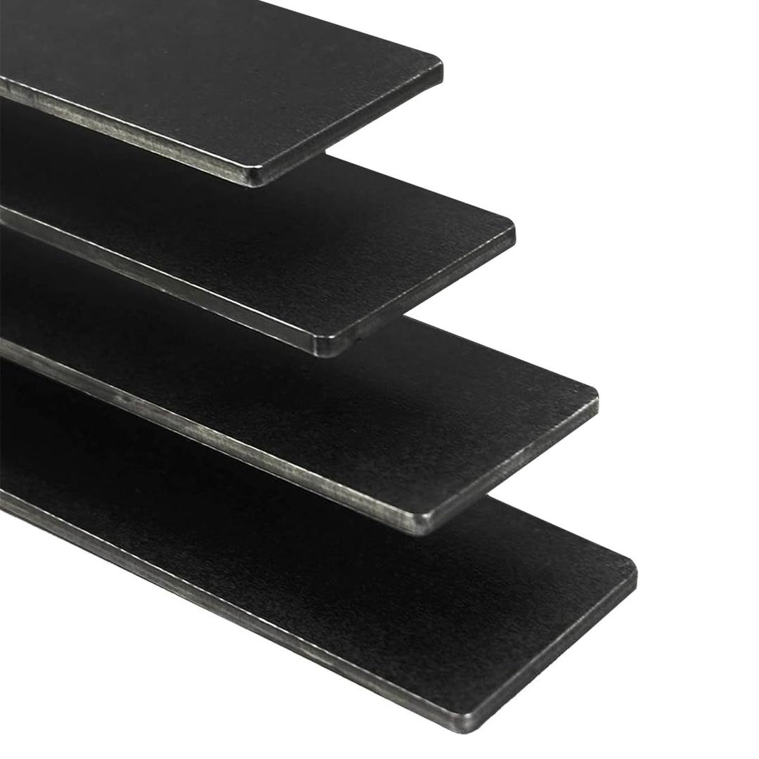4Pack 1084 Steel Flat Stock 12"x1.5"x1/8" Knife Blanks for Knife Making Forging Steel Forge Metal for Blacksmithing