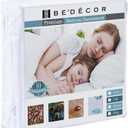 Bedecor Zippered Full Mattress Protector Cover for 10"-13" Depth Mattress,Fully Encased Liquid Proof Urine Pee Protection Breathable Smooth Incontinence Pet Baby Potty Training
