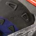 Greatever Snorkel Fins Adjustable Buckles Open Heel Swim Flippers Travel Size Short Swim Fins for Snorkeling Diving Swimming Adult Men Womens (Blue). S/M