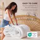 Bedsure Comforter Duvet Insert - Quilted Comforters King Size, All Season Duvet, GentleSoft Down Alternative Bedding Blanket, with 8 Tabs, Gifts for Women/Men, White, King 90 x 102 Inches