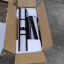 VWINDESK VJ301 L Shaped Electric Height Adjustable Standing Corner Desk Frame Only W/Triple Motor, Ergonomic Sit Stand Up Height Adjustable Steel Base with Digital Memory Keypad (Black)