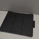 Amazon Kindle Scribe Leather Folio Cover with Magnetic Attach, Sleek Protective Case (Black)