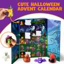 JOYIN Halloween Mochi Squishy Toys and Rubber Duck Surprise Toy Set, Holiday CountDown to Halloween, Advent Calendar Toys for Kids Party Favor Supply, Trick or Treating