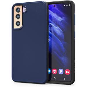 Crave Slim Guard for Galaxy S21 Case, Shockproof Case for Samsung Galaxy S21, S21 5G (6.2 inch) - Navy