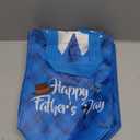 SYUCVQI 20 Pcs Happy Father's Day Gift Bags 10 * 8in Best Dad Ever Non-Woven Gift Bags with Handles for Fathers Day Presents Wrapping Party Supplies for Dad Grandpa Brother
