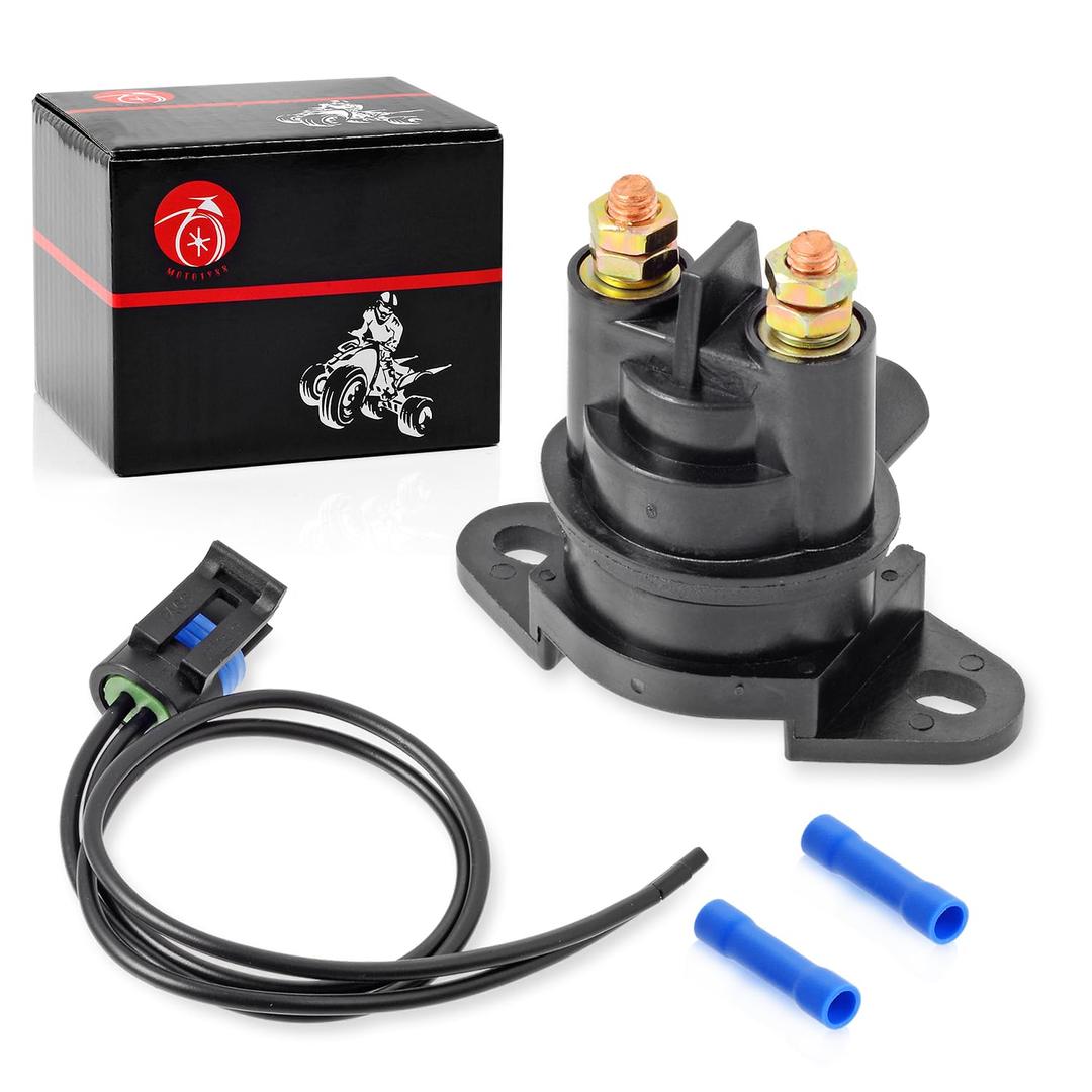 Starter Solenoid Relay & Plug Compatible with Can-Am Maverick Commander Ryker 600 700 800 900 1000 Turbo Defender Traxter HD5 HD7 HD8 HD9 HD10 278000513
