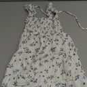 YOUNGER TREE Toddler Girl Dress Kids Sleeveless Ruffle Dresses for Girls Summer Outfits Beach Sundress(White with Blue Ditsy Flowers,3-4T)